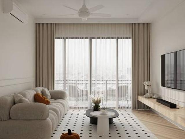 5 mins to Midvalley 23 car park 2 4 rooms Fully Furnished