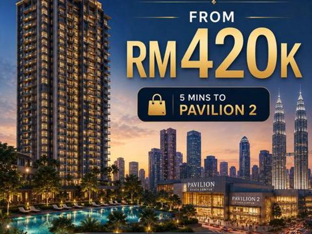 5 Mins to Pavilion 2 1st Home Big Balcony Yard Link MRT TRX UPM