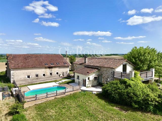 5 minutes d’Eymet – Maison de caractère avec vues panoramiqu. 188m² Eymet