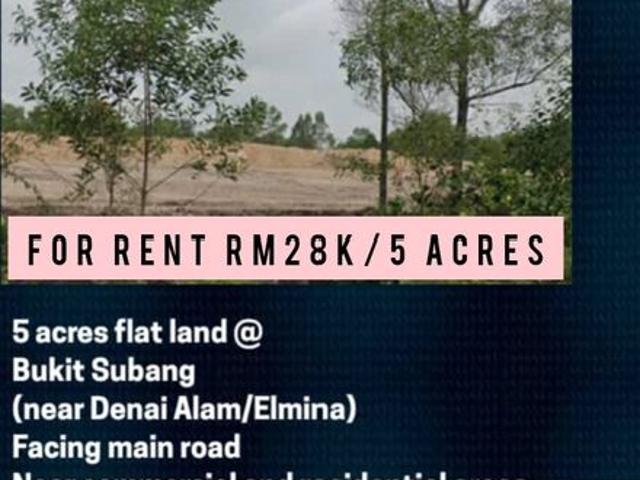 5 Acres Commercial Land @ Bukit Subang U16 Shah Alam