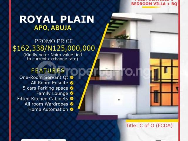 5 Bedroom House in Apo Abuja | House for sale in apo | House in apo | 5 Bedroom | PropertyPro Nigeria