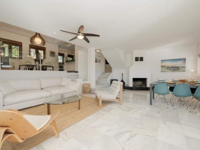 5 bedroom luxury duplex holiday rental Sotogrande with private pool, sea views & golf valley location