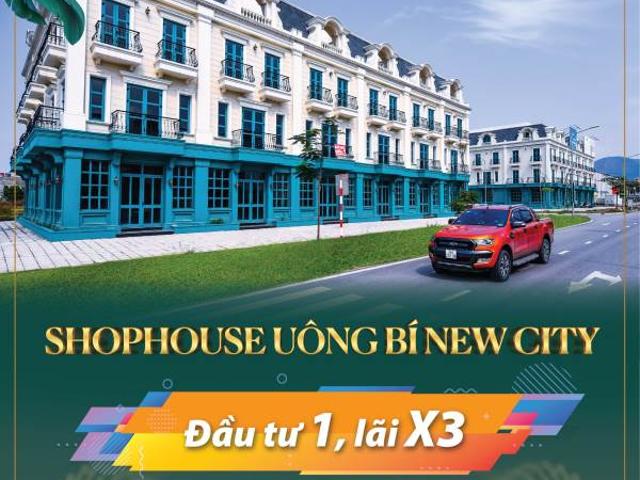 5 cơ hội cuối sở hữu Shophouse cạnh Vincom Uông Bí giá chỉ bằng 60% giá dự án xung quanh