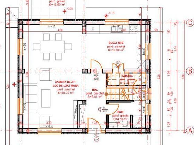 5 camere, casa de vanzare Iasi judet, Hlincea 1334 •