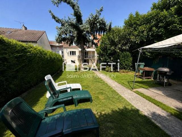 5 Ch, DPE C, Ligne 15, Paris36 min, jardin, sous sol