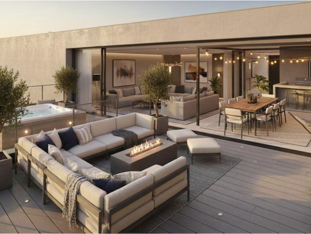 5 PIECES, DERNIER ETAGE, GRANDE TERRASSE, 2 PARKINGS
