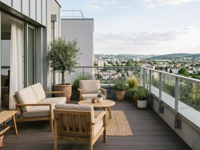 5 PIECES EN DUPLEX AVEC TERRASSES