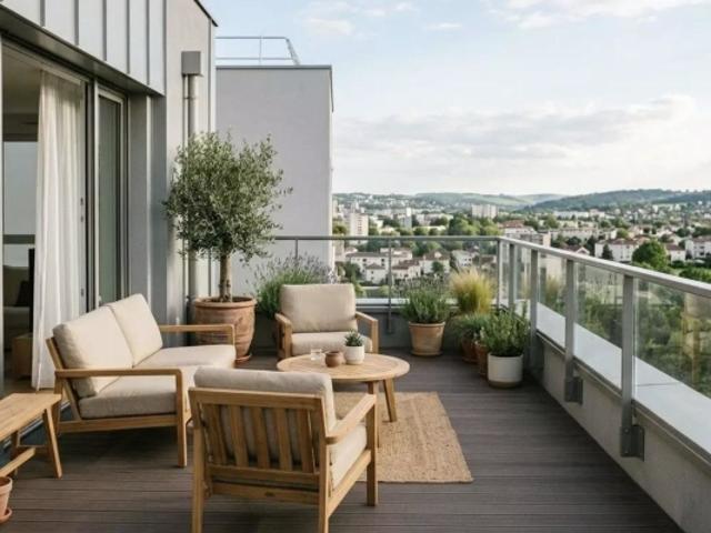 5 PIECES EN DUPLEX AVEC TERRASSES