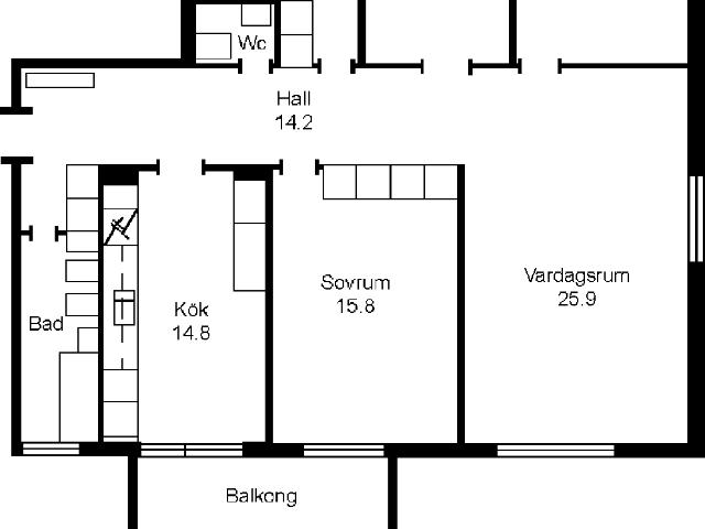 5 rums lägenhet i Eksjö 118 m² 11 513 kr