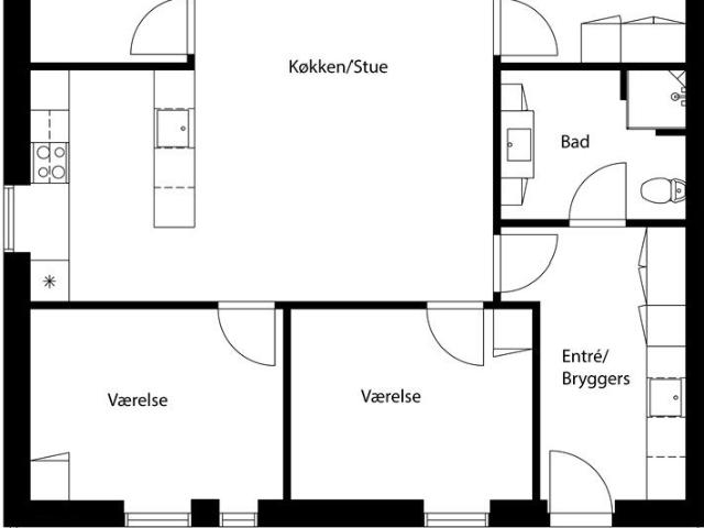 5 værelses rækkehus på 127 m²