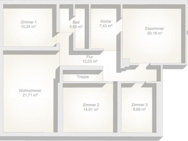 5 Zimmer sanierte Obergeschosswohnung in Neuenkirchen Vörden