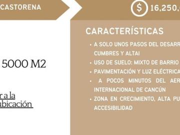 5,000 M2 TERRENO SOBRE AV. ROGELIO CASTORENA EXCELENTE UBICACIÓN CERCA DE VÍA CUMBRES