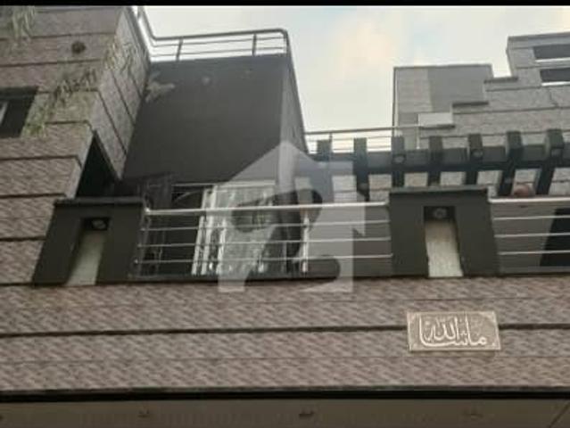 5.5 Marla triple story double unit house in Khuda bux colony airport road