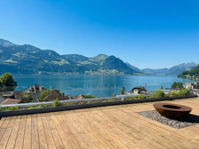 5.5 Zimmer Maisonette mit unverbaubarer Seesicht, Gersau