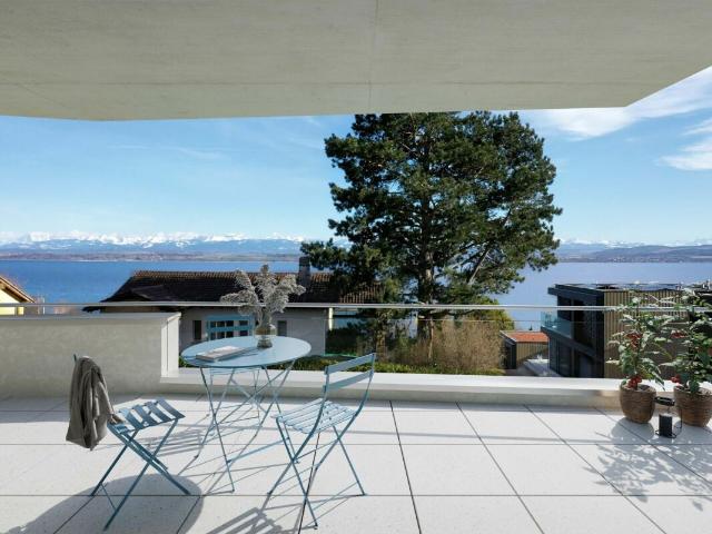 5,5 Zimmer Doppelkabine mit Penthouse Terrasse – Bevaix | Förderung der Kapiten