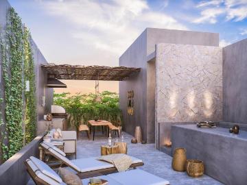 5BR 5BA, Casa Master con Terraza and Roof top, Mar Miel, Tulum