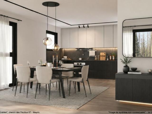 5P en Rez de jardin à Meyrin village lot 2.01