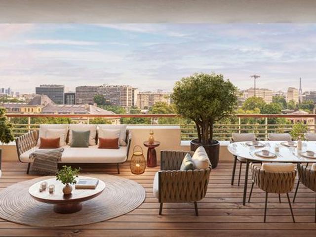 5P neuf étage élevé climatisé avec vues et terrasses