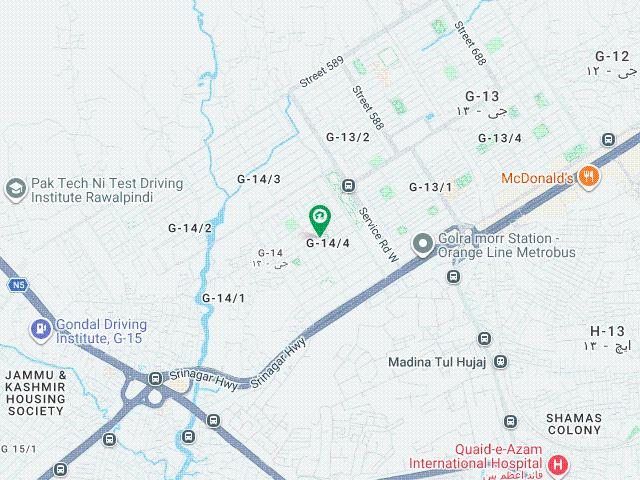 6000 Square Feet Residential Plot Available For Sale In G 14/4, Islamabad