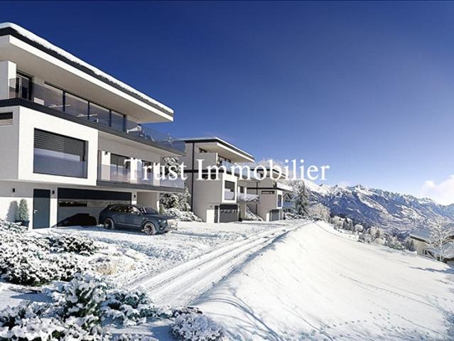 6003. Neues modernes Haus in Chermignon d'en Haut