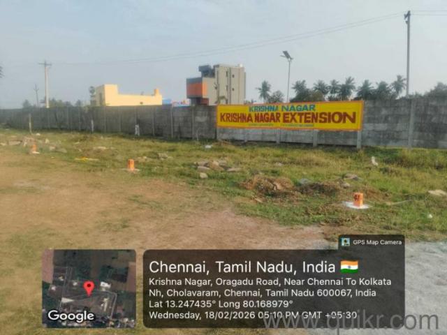 600 Sq. ft Plot for Sale in Karanodai, Chennai