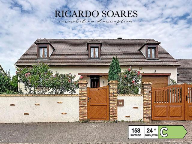 60700 SAINT MARTIN LONGUEAU MAISON FAMILIALE 154m2 / DPE: C / 4 CHAMBRES / GRAND SÉJOUR AVEC VÉRANDA / GARAGE / JARDIN 451m2