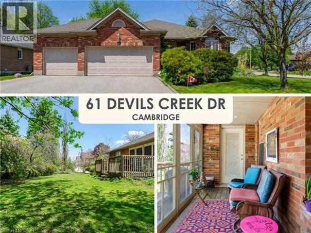 61 Devils Creek Drive, Cambridge, ON, N1S 4Y3 house for sale | Listing ID 40834 | Royal LePage