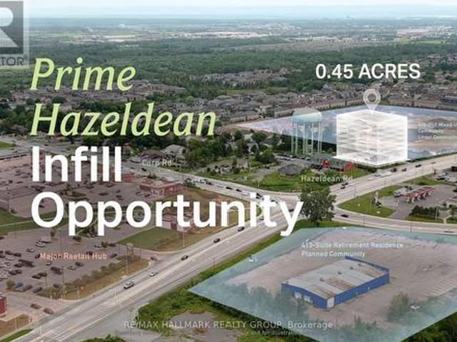 6231 Hazeldean Road, Ottawa, ON, K2S 1B9 vacant land for sale | Listing ID X13578 | Royal LePage