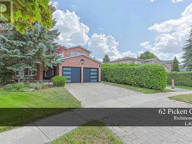 62 Pickett Crescent, Richmond Hill, ON, L4C 9L3 house for sale | Listing ID N13713 | Royal LePage