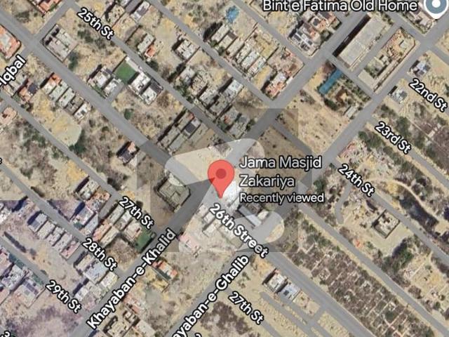 666 Yards Plot For Sale At Zone A Dha Phase 8 Near Zakaria Masjid