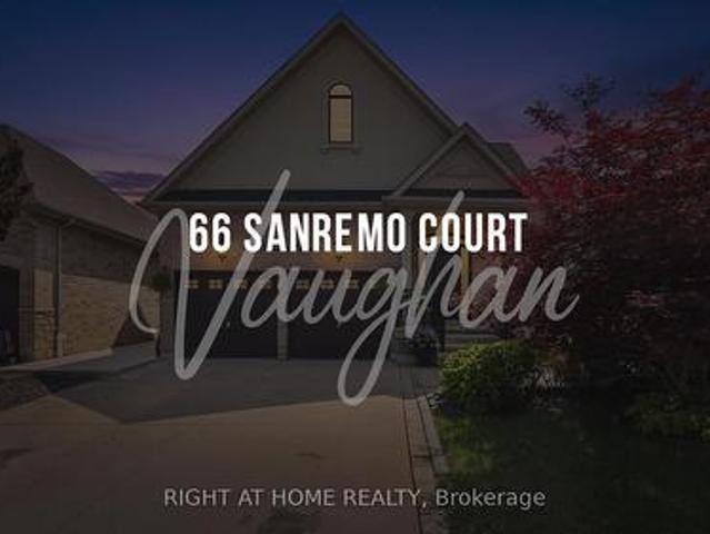 66 Sanremo Court, Vaughan, ON, L4H 1K5 house for sale | Listing ID N13521 | Royal LePage