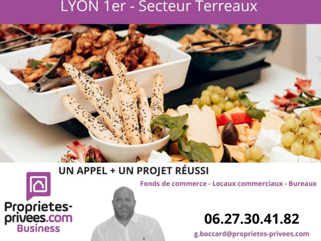 69001 LYON Cession de bail, Local petite restauration 27 m²