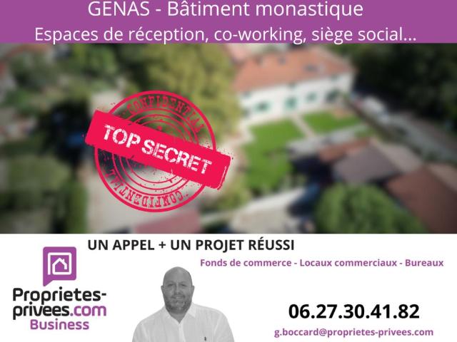 69740 GENAS Murs commerciaux 580 m², Terrain 1.281 m²