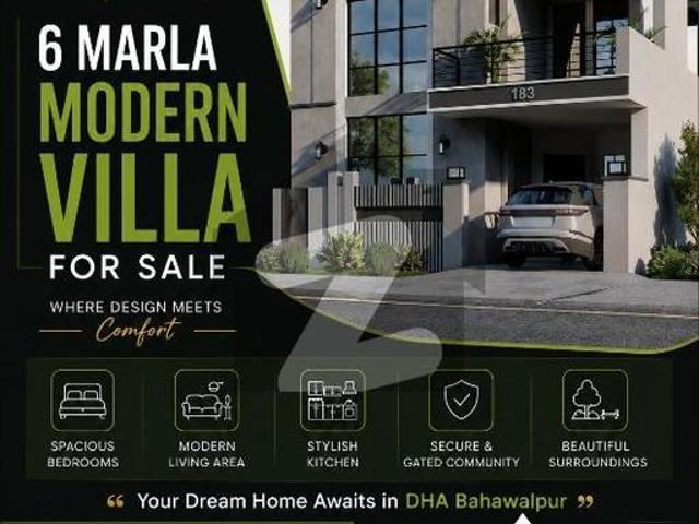 6 Marla Luxury Villa for Sale in Defence Gardenia, DHA Bahawalpur | Modern Design | Prime Location DHA Defence Sector D