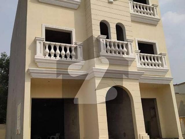 6 marla triple storey building unit available for rent in green avenue commercial east canal road faisalabad