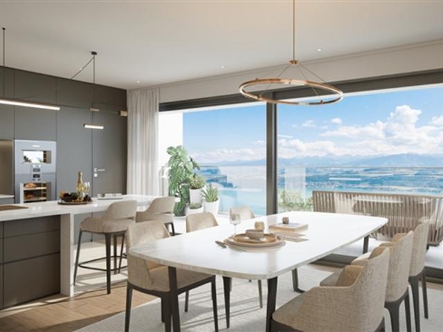 6 NEUE HÄUSER IN VILLARS BURQUIN MIT BLICK AUF DEN SEE