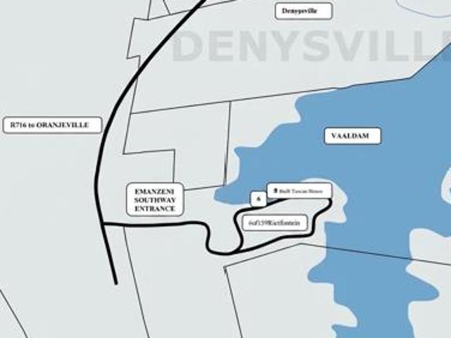 6 ha Land available in Deneysville