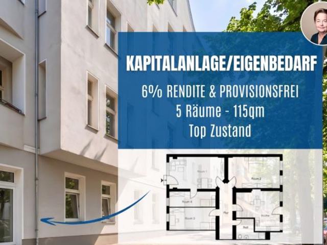 6% Rendite, Provisionsfrei, hochwertiger Zustand! 200 m zum Ku damm, Gewerbe, Büro nutzbar!