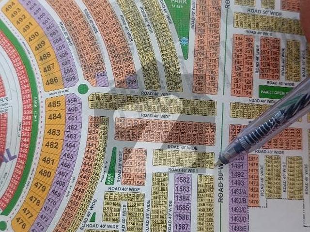 6.4 Marla Prime location Plot Available For Sale In Block F palm City Gujranwala
