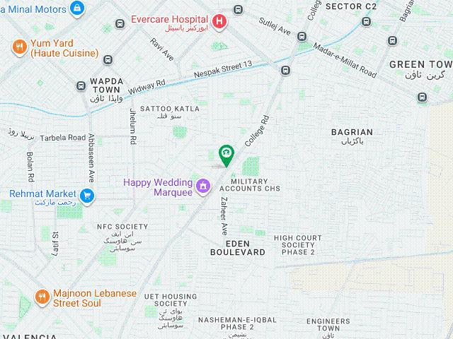 6.5 Marla Building Available For Rent On College Road Ground + 1 Floor