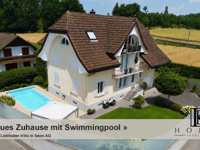 6.5 Zimmer Liebhaber Villa mit Swimmingpool in Seon