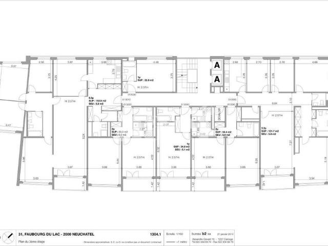 6.5 Zimmer, 153 m², 3. Stock