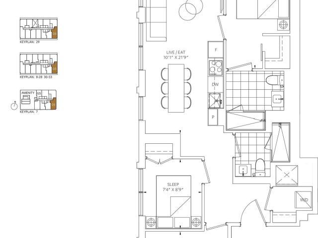 703 88 Queen Street, Toronto | 3Beds/2Bath, Condo, $3,300/mo | Condos. Ca