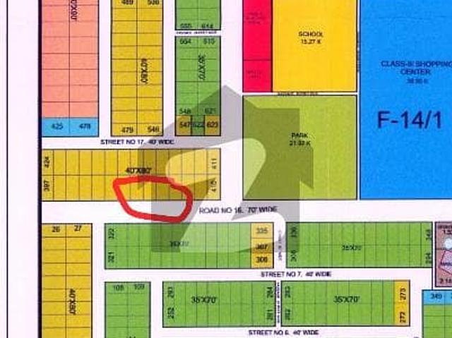 Clear Land Investor Price Plot Available For Sale in FGEHA Sector F 14/1, Islamabad