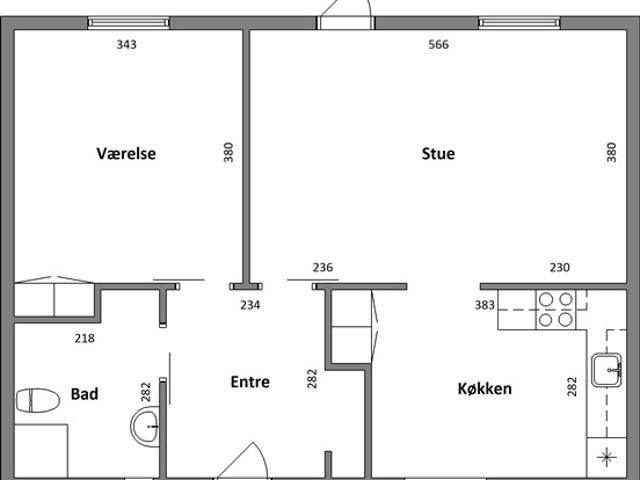 72 m2 lejlighed. Husdyr er tilladt, Gistrup, Nordjylland