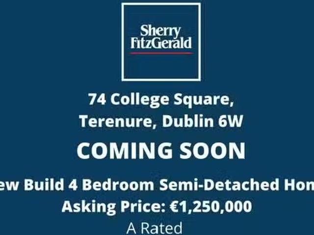 74 College Square, Terenure, Dublin 6w is for sale