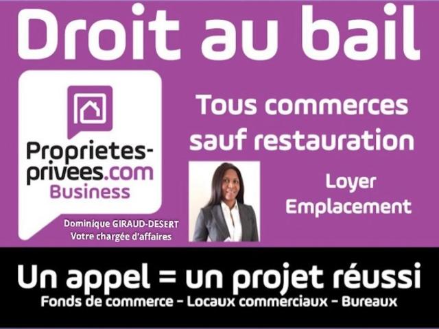 75017 PARIS, AVENUE DES TERNES CESSION DROIT AU BAIL TOUS COMMERCES