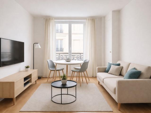 PARIS 75017, rue devTocqueville, charmant 3 pièces traversant de 50 m² – 2 chambres