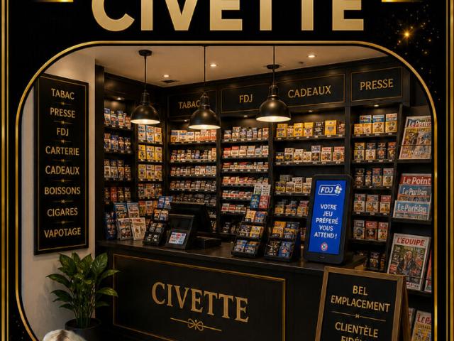 76 Fonds de commerce CIVETTE à 30 minutes de ROUEN