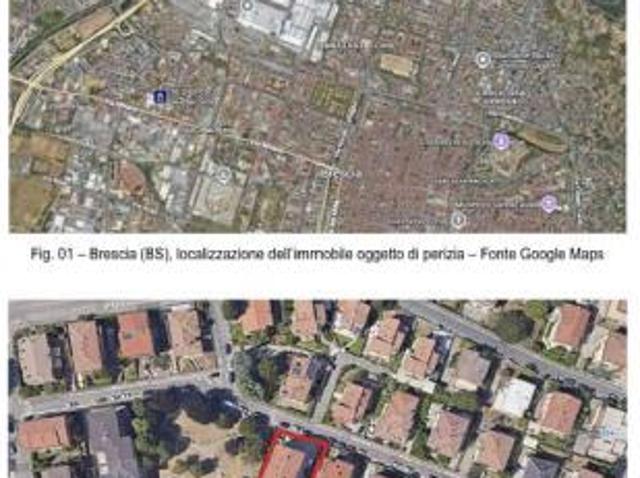77/2025 U BS trilocale al piano terra con cantina in asta a Brescia